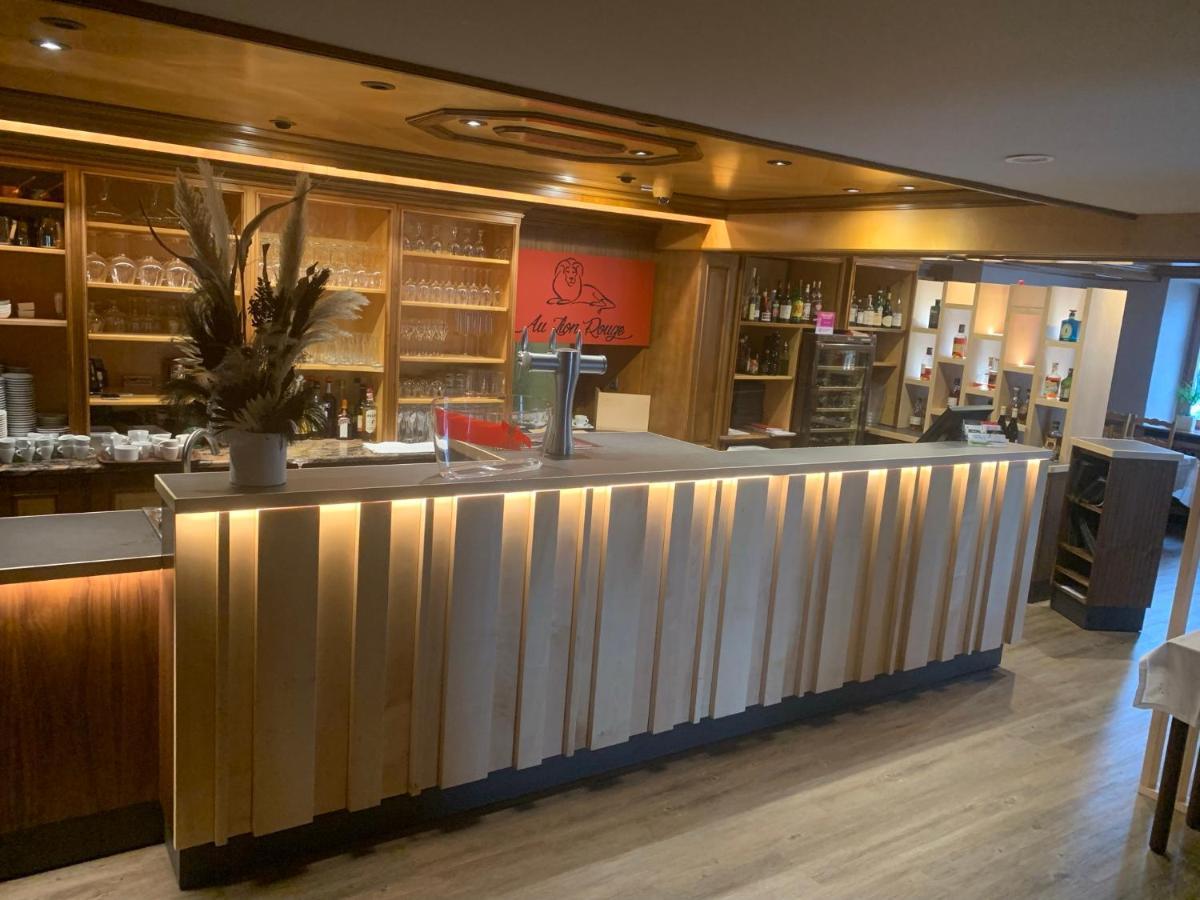 Logis Hotel Restaurant Au Lion Rouge Бартенхейм Экстерьер фото