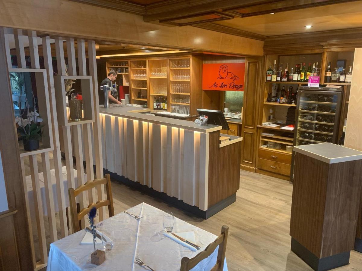 Logis Hotel Restaurant Au Lion Rouge Бартенхейм Экстерьер фото