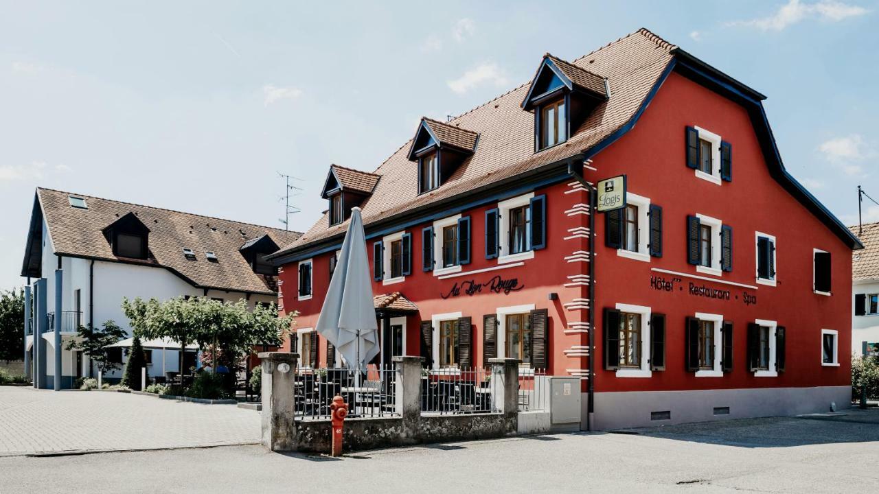 Logis Hotel Restaurant Au Lion Rouge Бартенхейм Экстерьер фото